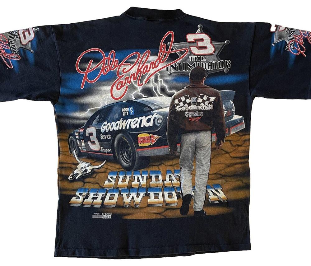 Chase 1997 Vtg Dale Earnhardt 700 AOP T-Shirt Men's L - Picture 2 of 5